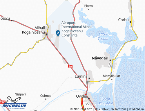 MICHELIN Oituz map - ViaMichelin