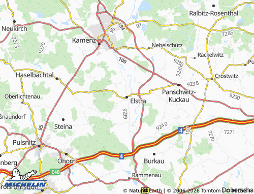 MICHELIN Elstra map - ViaMichelin