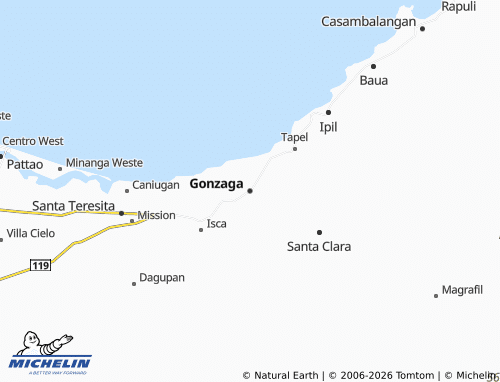 Mapa MICHELIN Gonzaga - ViaMichelin