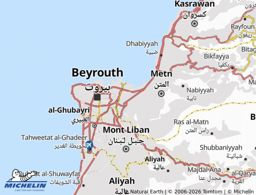 Mappa MICHELIN Burj Hamoud - ViaMichelin
