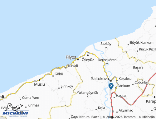 Mappa MICHELIN Filyos - ViaMichelin