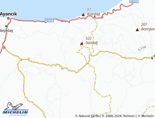 Mappa MICHELIN Uzunçam - ViaMichelin