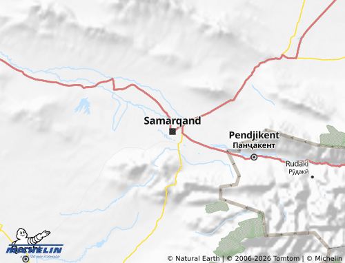 MICHELIN-Landkarte Samarkand - ViaMichelin