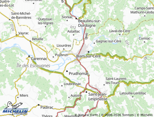 Mappa MICHELIN Bretenoux - ViaMichelin