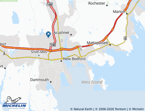 Mapa MICHELIN Fairhaven - ViaMichelin