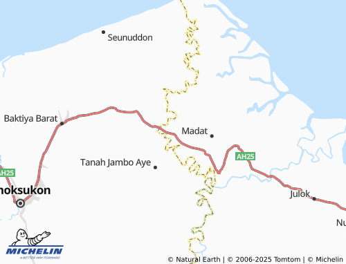 MICHELIN Paya Naden map - ViaMichelin