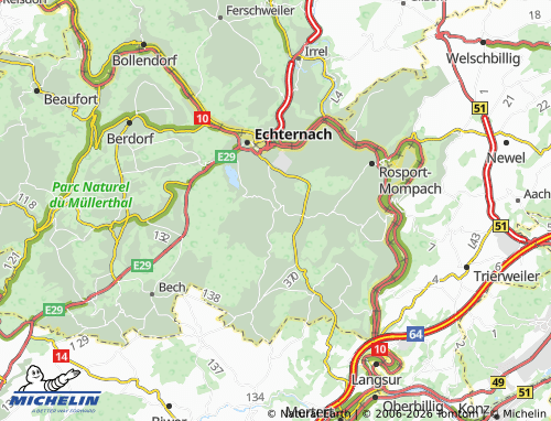 MICHELIN Osweiler map - ViaMichelin
