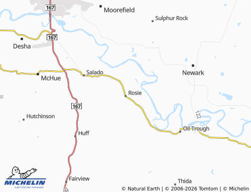 Mappa MICHELIN Rosie - ViaMichelin