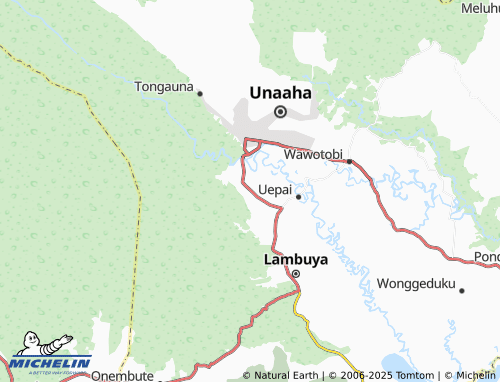 MICHELIN Ameroro map - ViaMichelin
