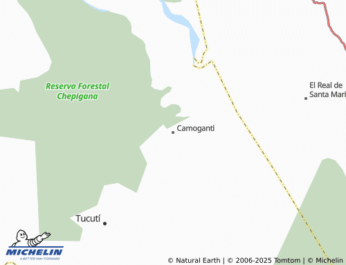 MICHELIN Camoganti map - ViaMichelin