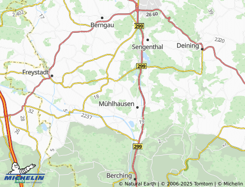 MICHELIN Hofen map - ViaMichelin