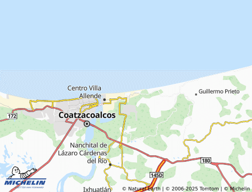 Mapa MICHELIN Villas del Mar, Playa Azul - ViaMichelin
