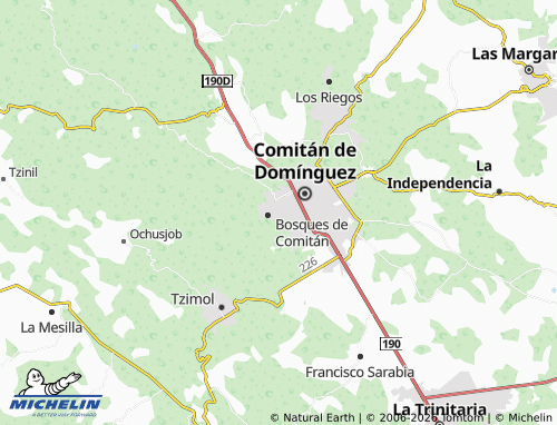 MICHELIN-Landkarte El Rosario - ViaMichelin