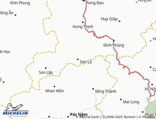 MICHELIN-Landkarte Sơn Lộ - ViaMichelin