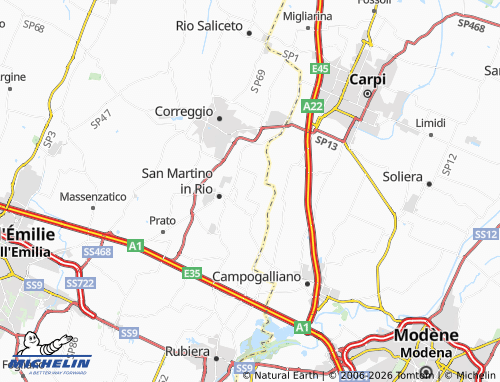 MICHELIN Trignano map - ViaMichelin