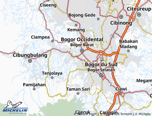Carte MICHELIN Ciherang - ViaMichelin