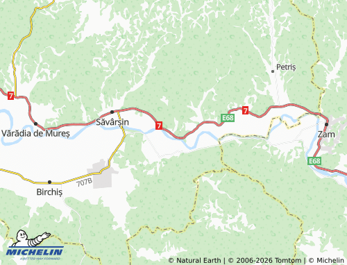 Carte MICHELIN Cuiaș - ViaMichelin