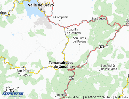 MICHELIN Godínez Tehuastepec map - ViaMichelin