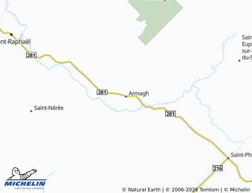 Kaart MICHELIN Armagh - ViaMichelin