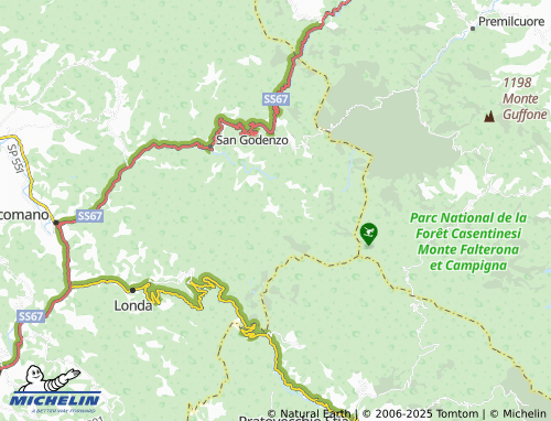 MICHELIN Il Castagno d'Andrea map - ViaMichelin