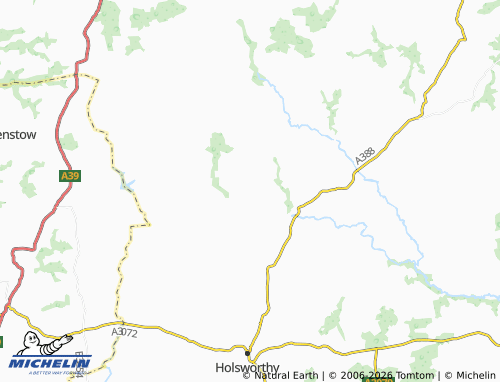 Mappa MICHELIN Sutcombe - ViaMichelin