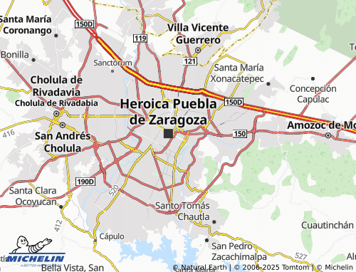 MICHELIN La Luz map - ViaMichelin