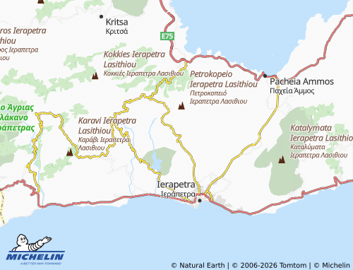 MICHELIN Makrylia map - ViaMichelin