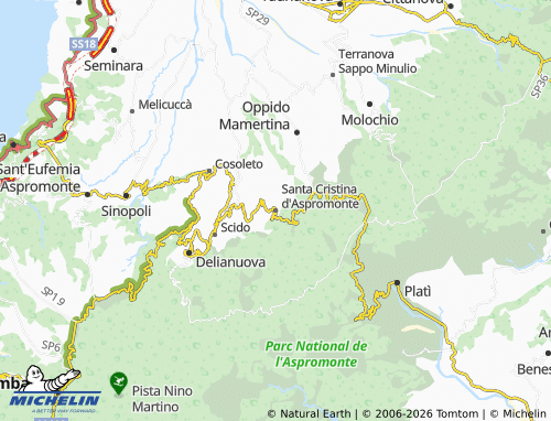Mappa MICHELIN Santa Cristina d'Aspromonte - ViaMichelin