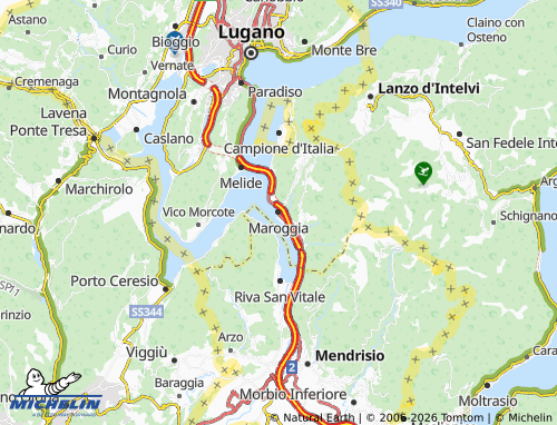 Mappa MICHELIN Maroggia - ViaMichelin