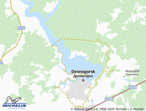 MICHELIN Stroitel' SNT map - ViaMichelin