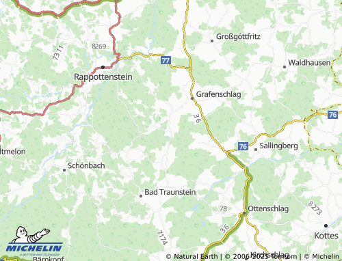 MICHELIN-Landkarte Kleingöttfritz - ViaMichelin