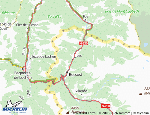 Mapa MICHELIN Les - ViaMichelin