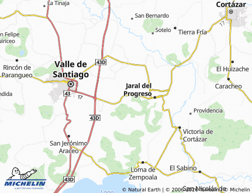 MICHELIN La Bolsa map - ViaMichelin