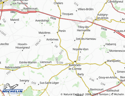 Mappa MICHELIN Givenchy-le-Noble - ViaMichelin