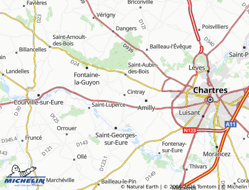 Mapa MICHELIN Cintray - ViaMichelin