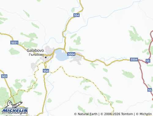 Mapa MICHELIN Obruchishte - ViaMichelin