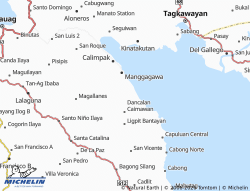 Mappa MICHELIN Dancalan Central - ViaMichelin
