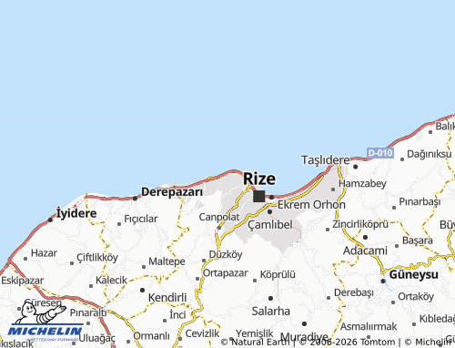 MICHELIN Fener map - ViaMichelin