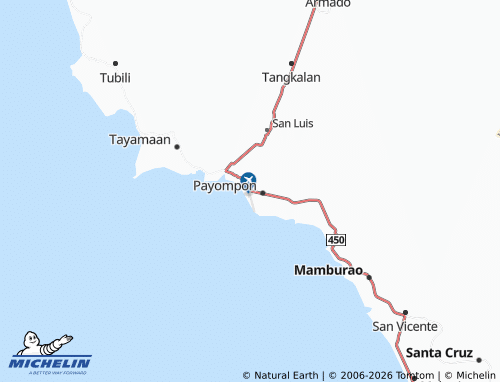 MICHELIN Poblacion 1 map - ViaMichelin