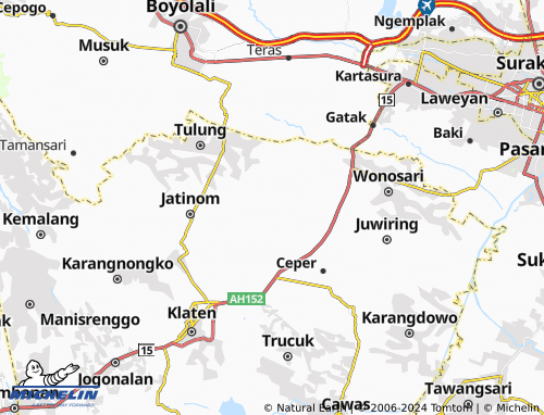 Mapa MICHELIN Borongan - ViaMichelin