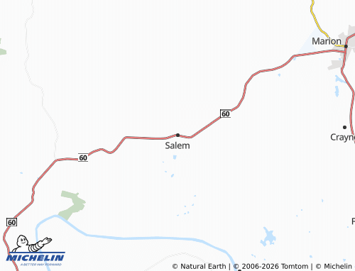 Mappa MICHELIN Salem - ViaMichelin