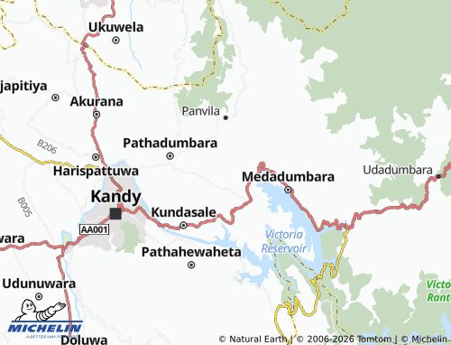 Mappa MICHELIN Deliwalathenna - ViaMichelin