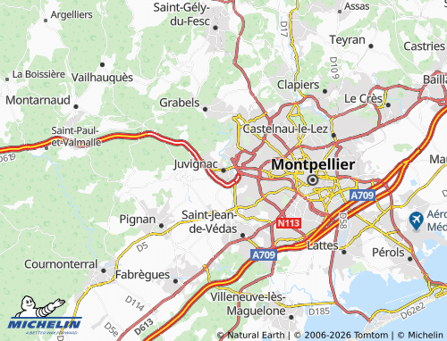 Mappa MICHELIN Juvignac - ViaMichelin