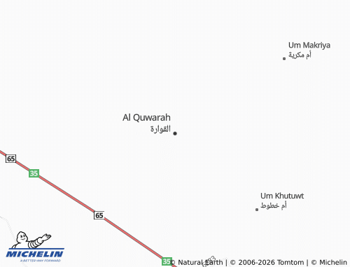 MICHELIN-Landkarte Al Quwarah - ViaMichelin