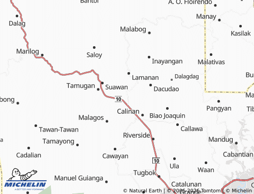 MICHELIN Lacson map - ViaMichelin