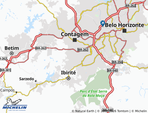 MICHELIN Lindéia map - ViaMichelin