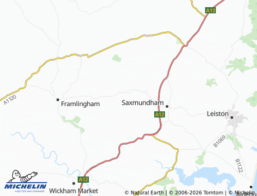 Carte MICHELIN Sweffling - ViaMichelin