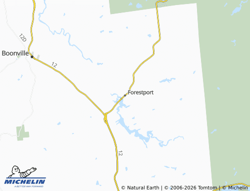 Mapa MICHELIN Forestport - ViaMichelin