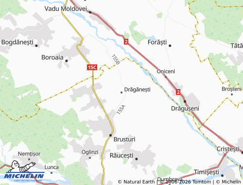 Mapa MICHELIN Drăgănești - ViaMichelin