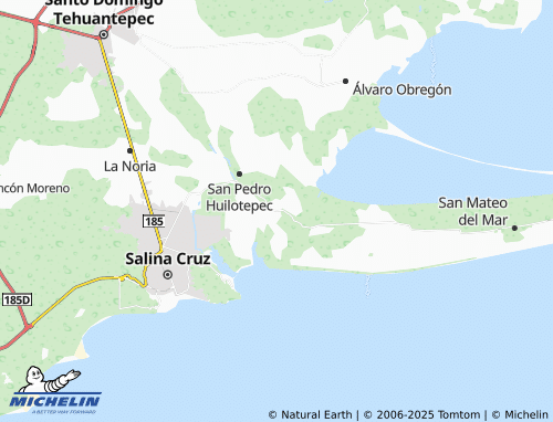 MICHELIN Huazantlán del Río map - ViaMichelin